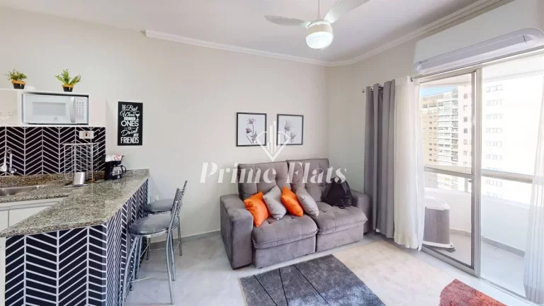 Imagem Flat disponível para locação no Royal Ibirapuera Park, com 42m², 1 dormitório e 1 vaga de garagem