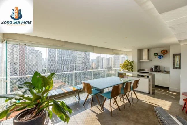 Imagem Apartamento à Venda No Brooklin Com 2 Suítes, Varanda Gourmet e 2 Vagas