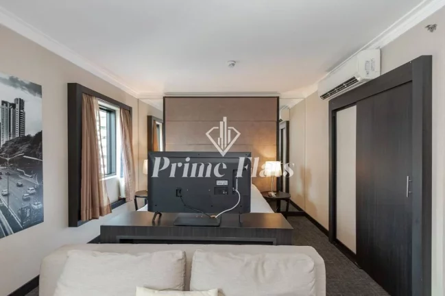Imagem Flat disponível para venda no Novotel Jardins, com 30m², 1 dormitório e 1 vaga de garagem