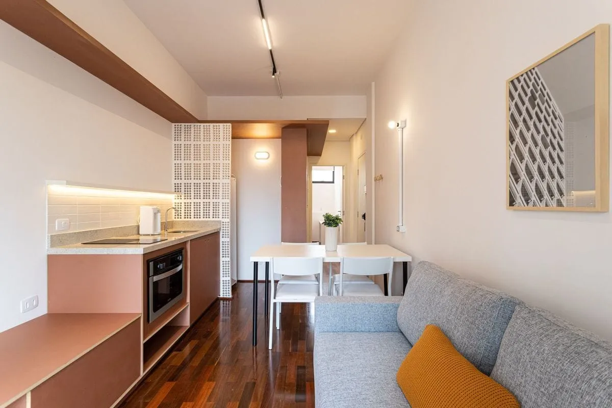 Imagem Apartamento com 1 Quarto para alugar, 35m² - Santa Cecília