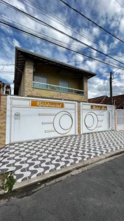 Imagem Sobrado com 3 dormitórios à venda, 73 m² por R$ 325.000 - Mirim - Praia Grande/SP