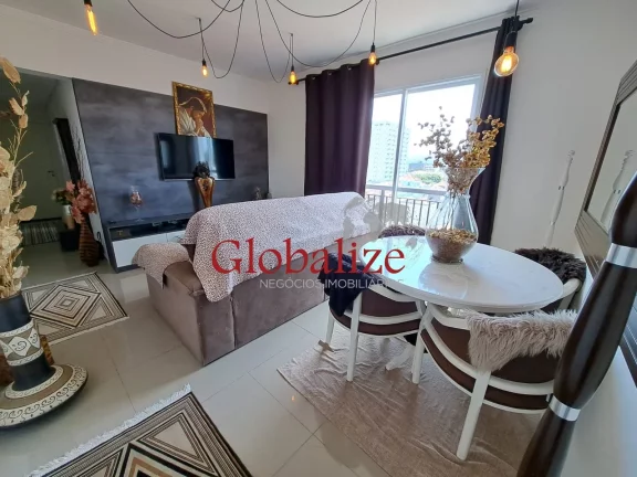 Imagem Apartamento à venda com 60m², 1 quarto, 2 banheiros, varanda, elevador, 1 vaga por R$420.000,00 na Encruzilhada em Santos
