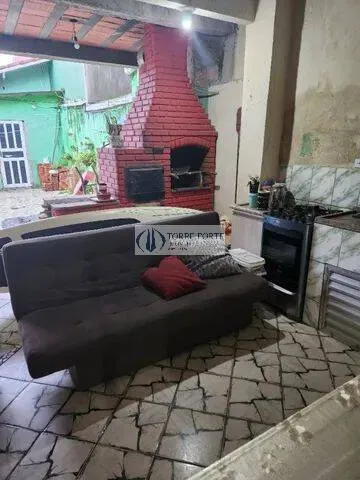 Imagem Casa com 2 suites 3 dormitorios 2 vagas na Aviação Praia Grande .