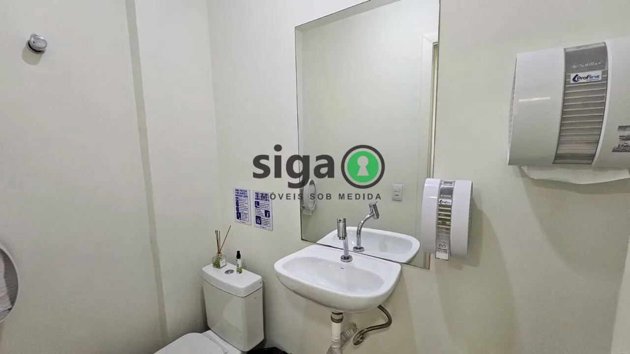 Imagem Conjunto Comercial Mobiliado de 150m² com 4 Vagas na Vila Olímpia.
