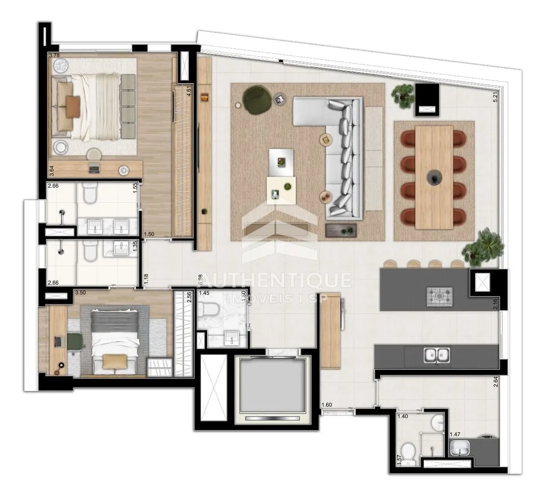 Imagem OSCAR ITAIM. - Apartamento no Itaim Bibi à venda