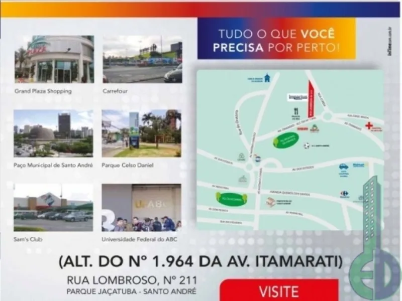 Imagem Apartamento a Venda em Santo Andre-Sp., Edifício Impactus Mbigucci em Santo André-SP