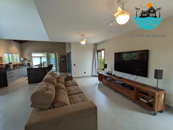Imagem CASAS A VENDA EM JUQUEHY, - Aluguel Anual, Aluguel de Temp, 03 dorm, sendo 01 suíte, 02 térreo, suíte, piscina, máx. 06 pessoas | Juquehy Imobiliária