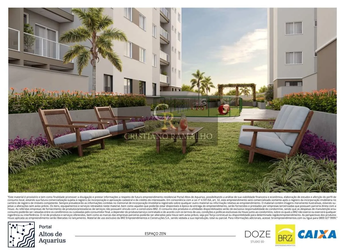 Imagem Apartamento à venda em São Pedro da Aldeia, com 2 quartos (1 suíte), 53,57m2
