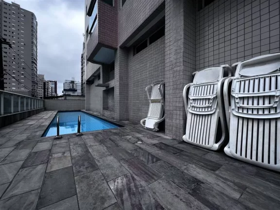 Imagem Apartamento com 1 dorm, Aviação, Praia Grande - R$ 330 mil, Cod: 2425