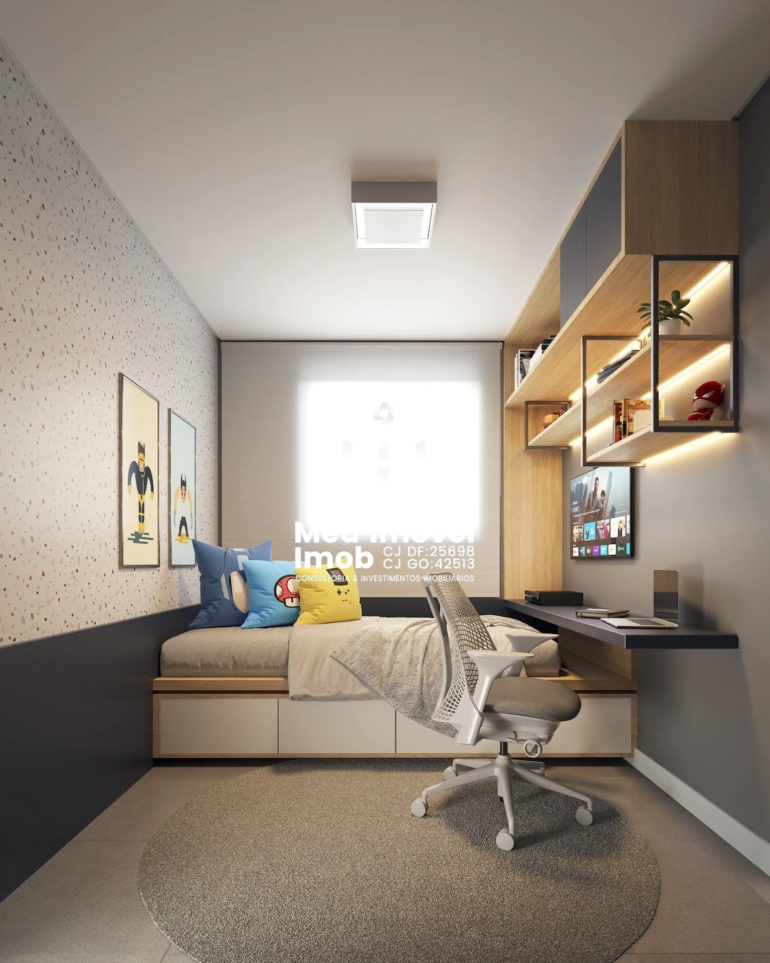 Imagem Residencial Next Taguatinga 3 Quartos 1 Suíte 1 Vaga 67m² Varanda Lazer Completo