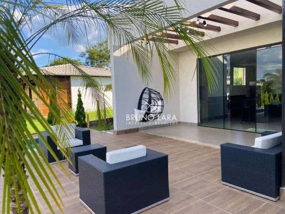 Imagem Casa com 3 dormitórios à venda, 255 m² por R$ 1.350.000,00 - Condomínio Serra Verde - Igarapé/MG