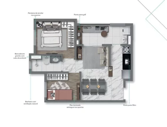 Imagem VIVAZ PRIME VILA PRUDENTE - Studios e aptos de 2 e 3 dorms, 5 minutos à pé da Estação Vila Prudente!