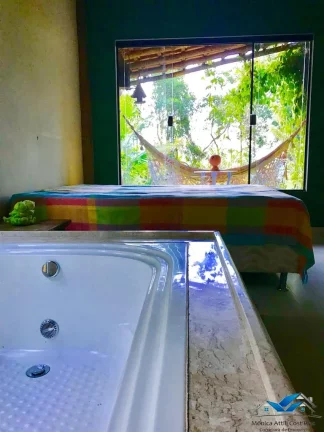 Imagem Lindo sitio com 2 casas meio a natureza - Paraty - com rio passando pelo terreno