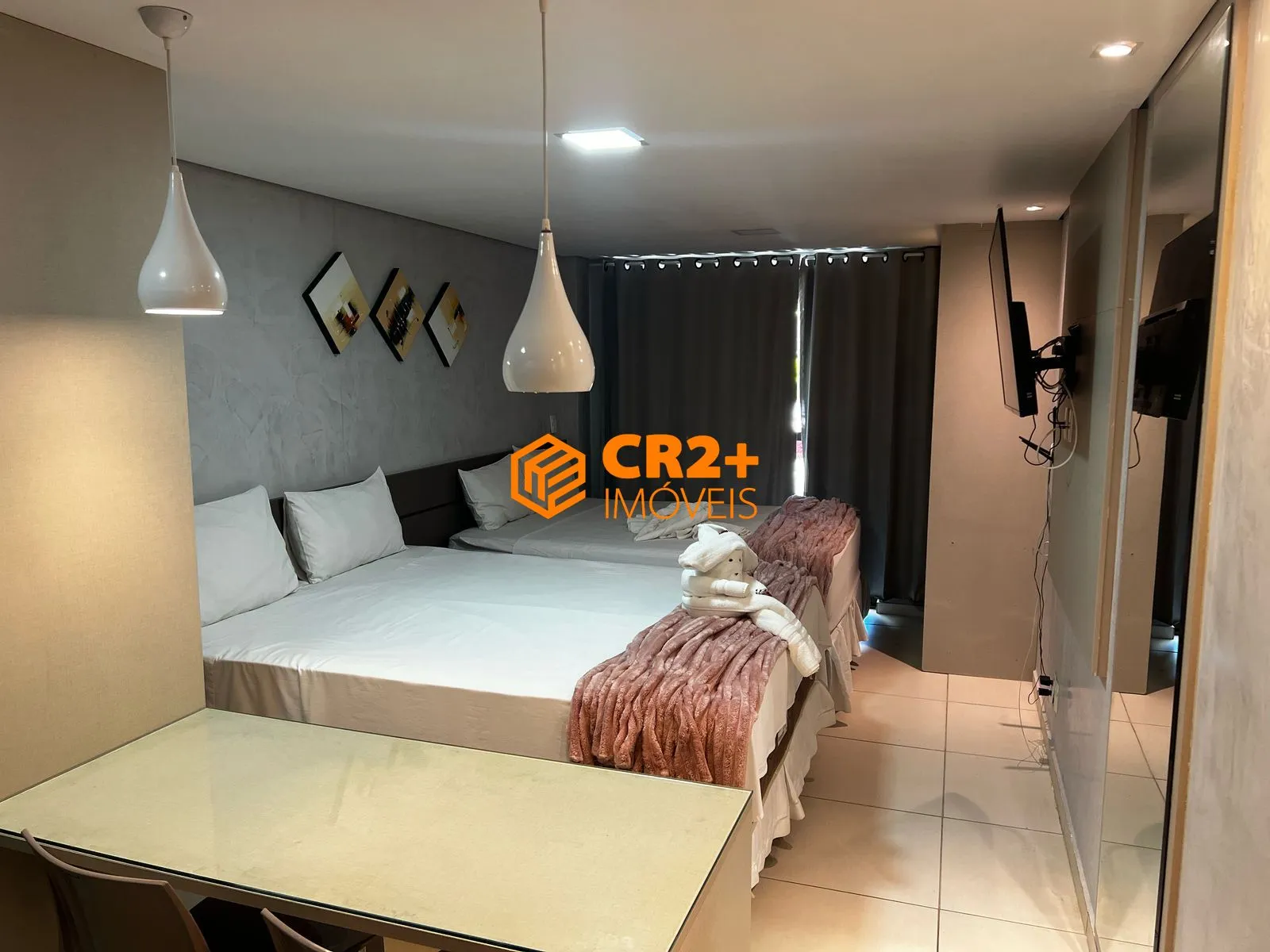 Imagem Vendo Flat 32m² em Porto de Galinhas MOBILIADO com Varanda gourmet no TÉRREO