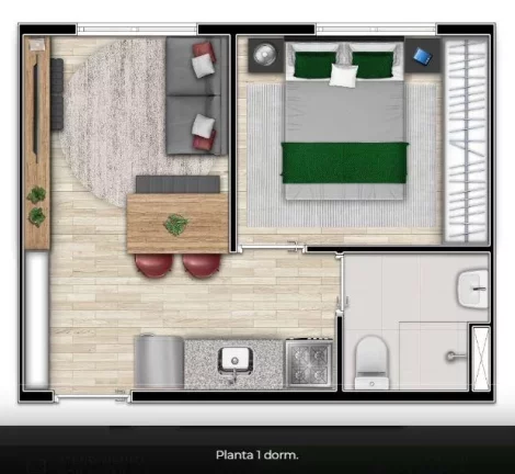 Imagem BEM VIVER BRIGADEIRO LUIS ANTÔNIO - MAGIK - Studio 25m² (Unidade de Revenda), excelente localização!