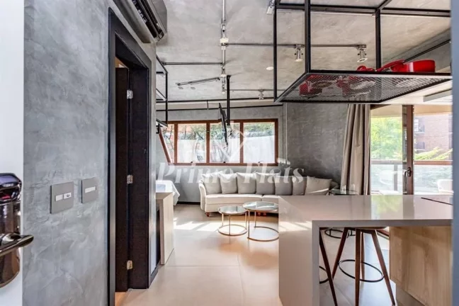 Foto do imóvel Flat disponível para venda no Cyrela by Pininfarina no Itaim Bibi, com 49m², 1 dormitório e 1 vaga em Rua das Fiandeiras