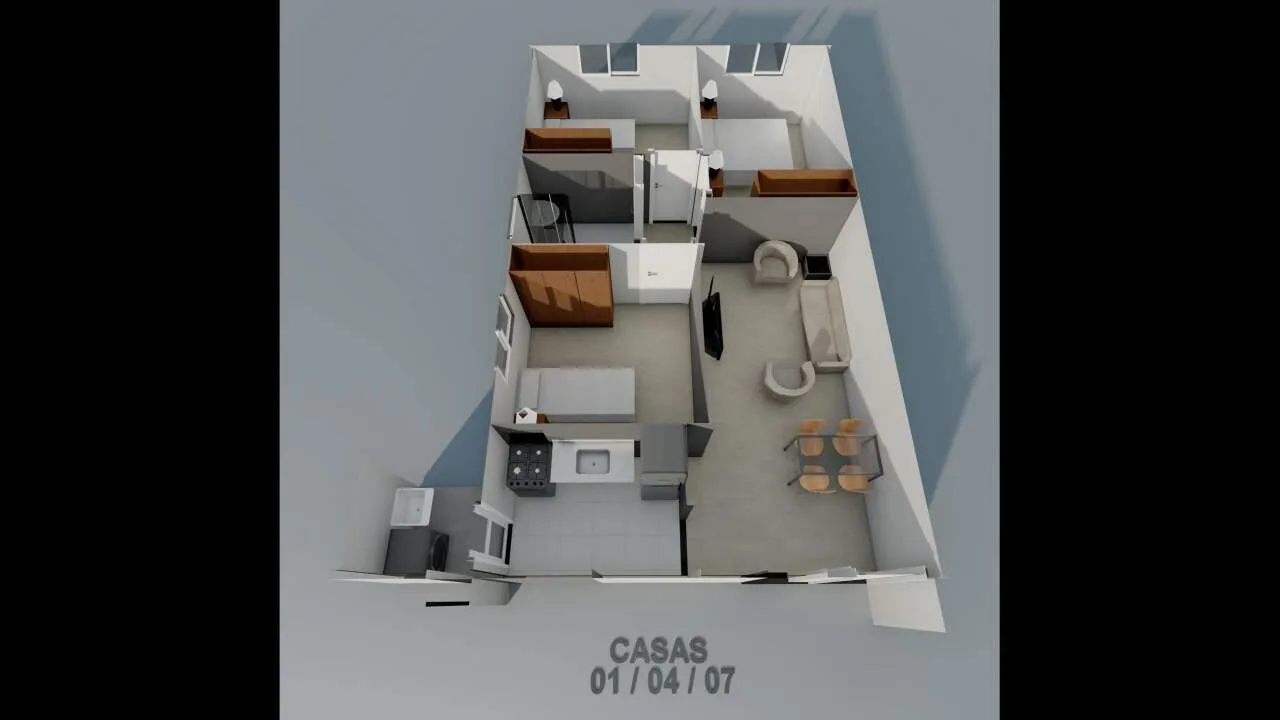 Imagem 3 QUARTOS+CONDOMÍNIO FECHADO+CASAS PLANAS INDIVIDUAIS+NÃO GEMINADAS+