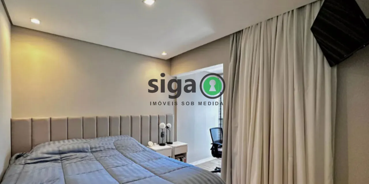 Imagem Apartamento de 141m2 à venda no Brooklin, com 03 suítes e 2 vagas
