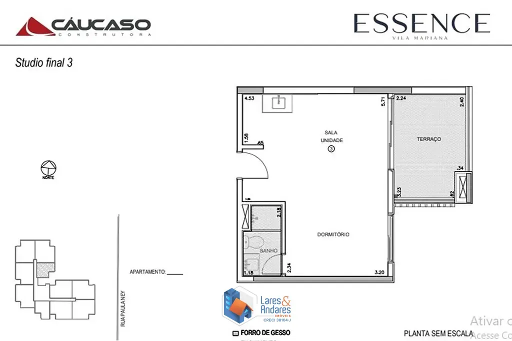 Imagem Studio à venda 1 Quarto 1 Vaga 37M² Vila Mariana São Paulo - SP