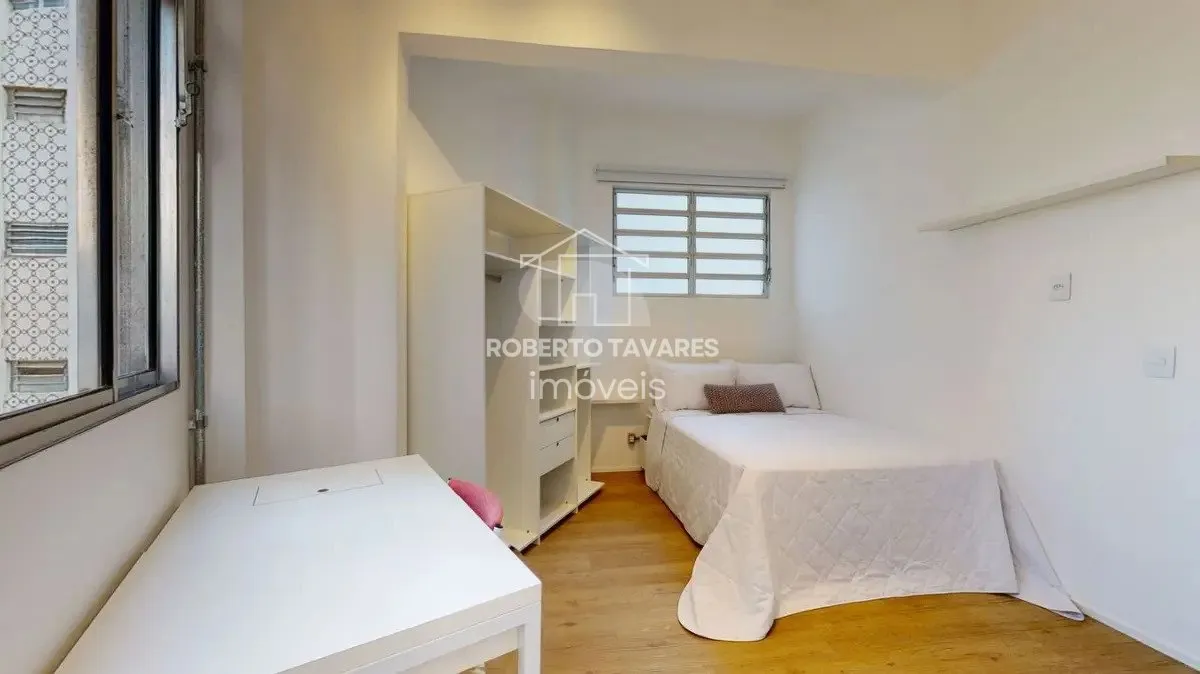 Imagem Apartamento mobiliado, com 4 dormitórios, 2 suítes, 1 vaga de garagem e 4 banheiros, bem localizado. Fica próximo ao Shopping Frei Canneca.