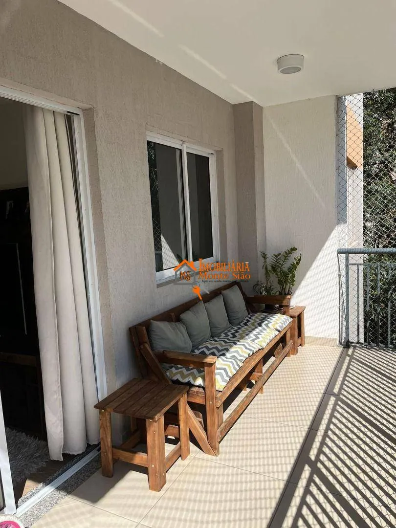 Imagem Apartamento com 3 dormitórios à venda, 75 m² por R$ 590.000 - Picanço - Guarulhos/SP
