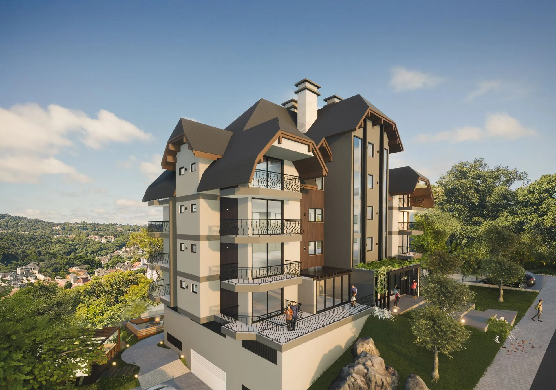 Imagem Apartamento à venda em Gramado, Floresta, com 3 quartos, 165.26m2