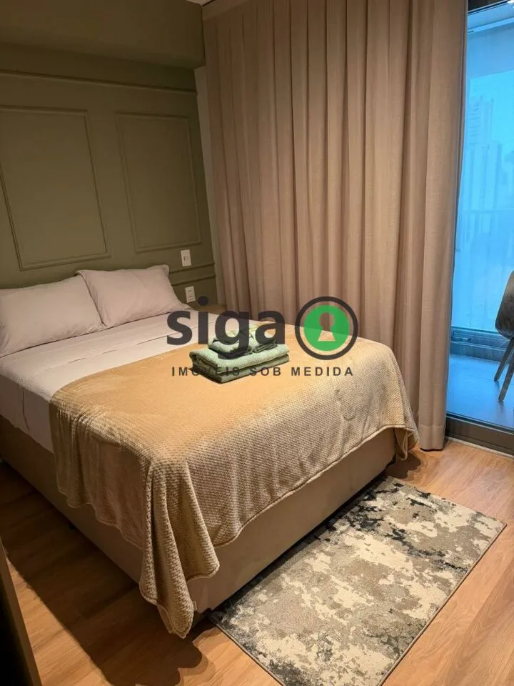 Imagem Apartamento para venda ou locação de 30m² mobiliado, localizado no Brooklin.