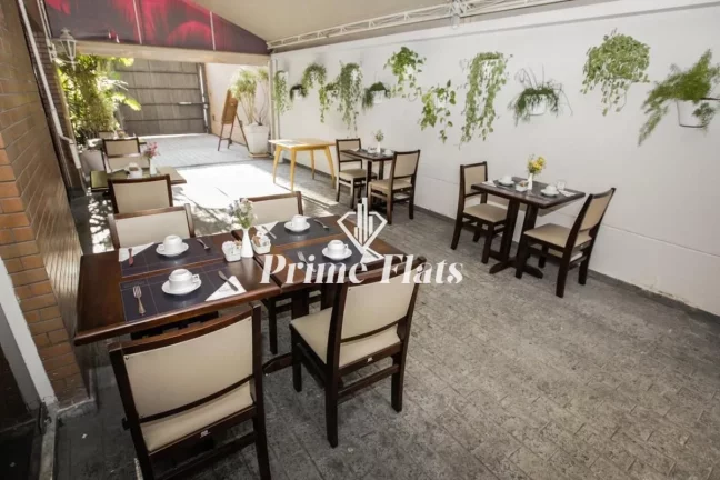 Imagem Flat disponível para venda no Hotel Hampton Park no Jardim Paulista, com 31m², 1 dormitório e 1 vaga