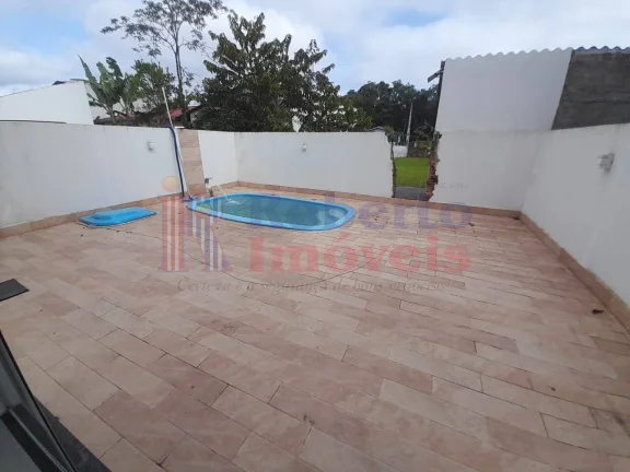 Imagem LINDA CASA GEMINADA 100 M² - ALTO PADRÃO DE CONSTRUÇÃO COM PISCINA