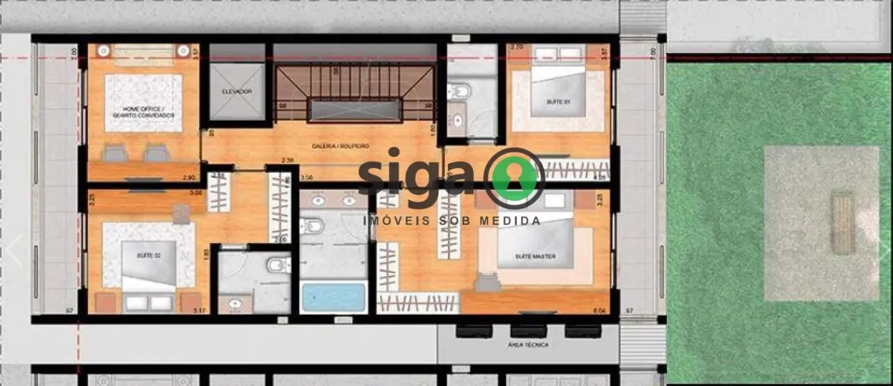Imagem Casa em Condomínio para venda no Alto da Boa Vista 04 Suítes, São Paulo - SP