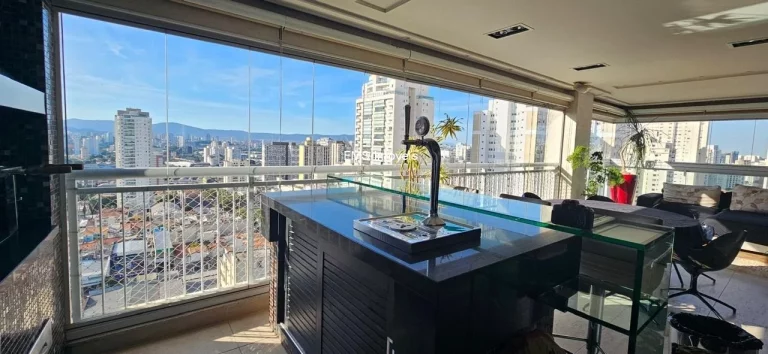 Imagem Apartamento à venda ou locação na Vila Romana com 4 Quartos sendo 3 Suítes, 4 Banheiros, 3 Vagas.