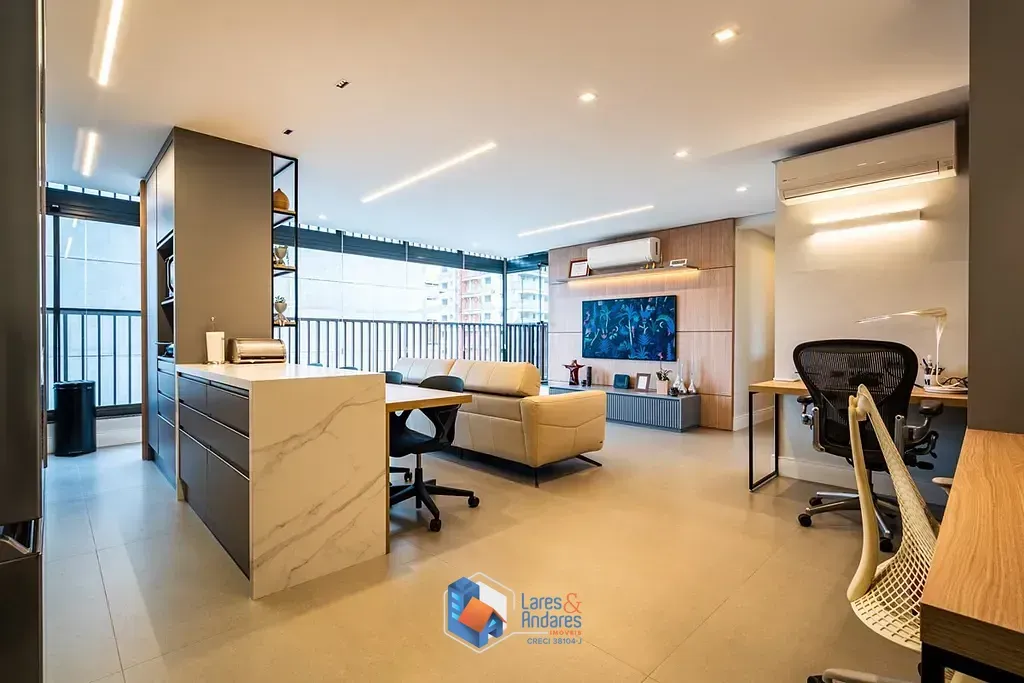 Foto do imóvel Apartamento à venda 2 Quartos 1 Suite 1 Vaga 86M² Brooklin Paulista São Paulo - SP em Rua Andréa Paulinetti