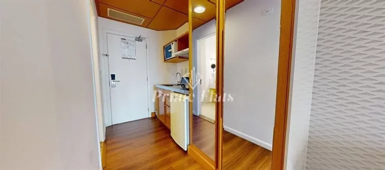Imagem Flat disponível para locação no Wyndham Garden Convention Nortel, com 35m², 1 dormitório e 1 vaga de garagem