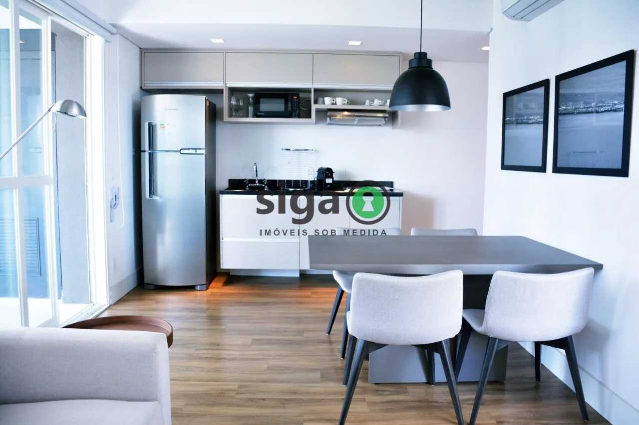 Imagem APATAMENTO MOBILIADO PARA VENDA NO BROOKLIN COM 1 DORMITORIO