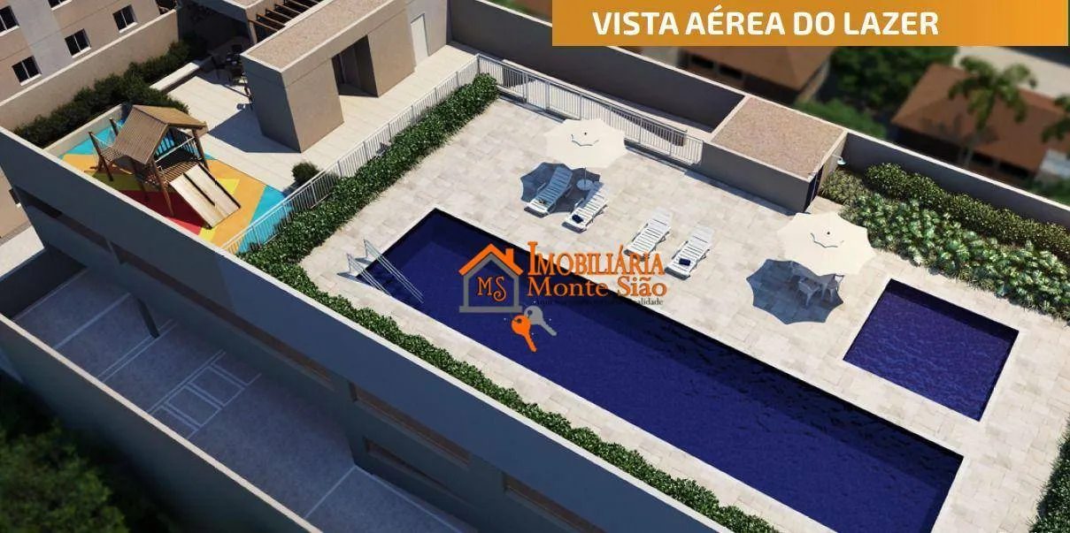 Imagem Apartamento com 1 dormitório à venda, 41 m² por R$ 344.100 - Vila Antonieta - Guarulhos/SP