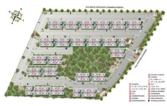 Imagem Apartamento Mobiliado à venda por R$ 215.000 - Jardim das Rosas - Itu/SP
