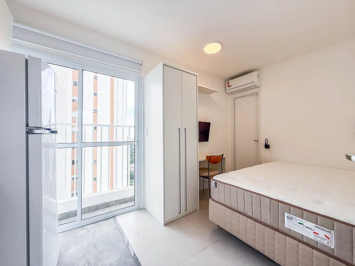 Imagem Apartamento com 1 Quarto para alugar, 17m² - Pinheiros