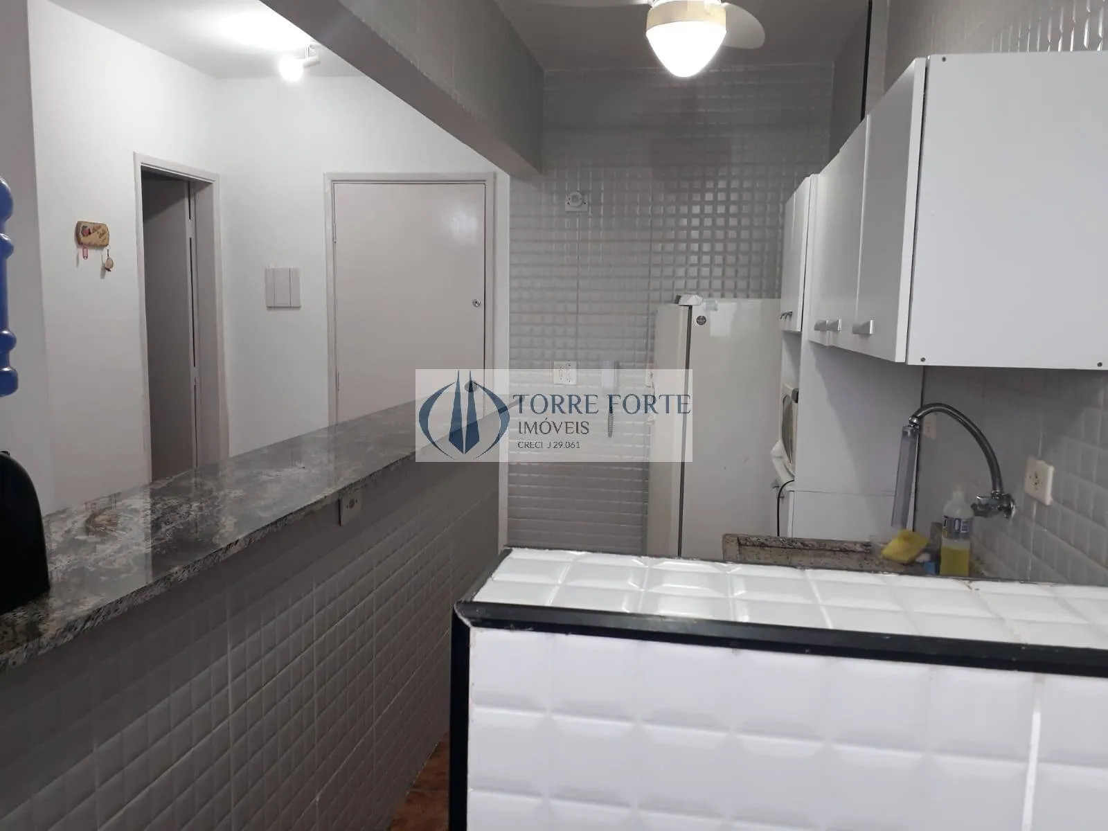 Imagem Apartamento mobiliado 1 dormitorio com vaga Ocian Praia Grande