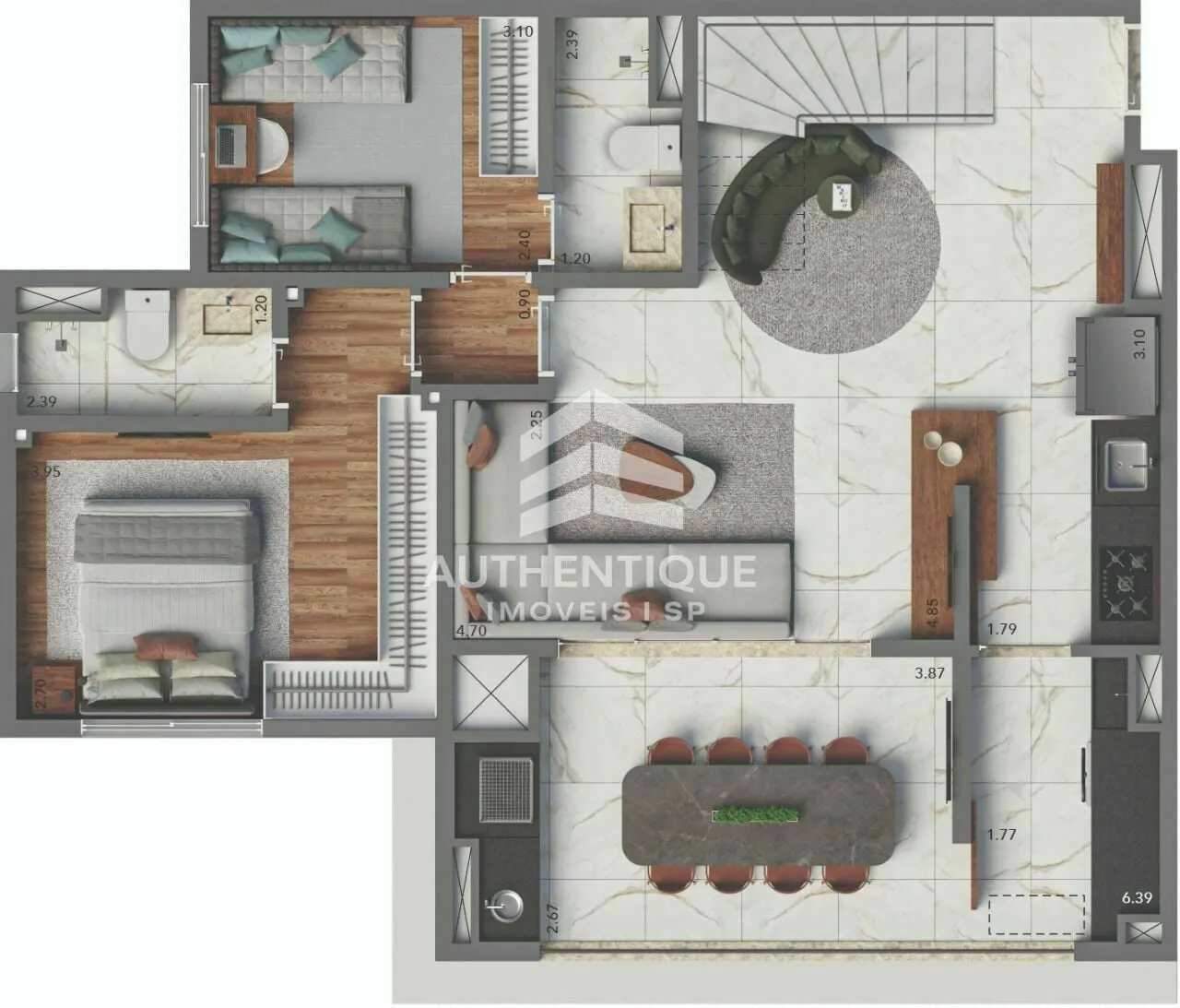 Imagem Living Hereditá Ipiranga - Apartamento à venda no bairro Ipiranga - São Paulo/SP, Zona Sul
