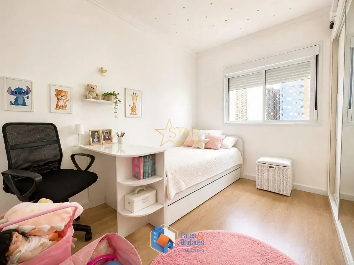 Imagem Apartamento para venda em Campo Belo com 3 quartos, sendo 1 suíte, 108m²