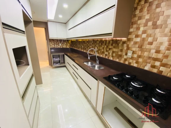 Imagem Apartamento 3 dormitórios sendo 2 suítes , 3 vagas no canto do forte
