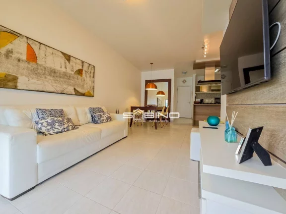 Imagem Apartamento locação Anual com 3 dormitórios 89m², 2 vagas - Riviera de São Lourenço - Bertioga SP