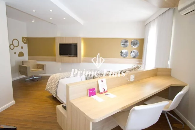 Foto do imóvel Flat disponível para venda Mercure São Paulo Alamedas Hotel, com 32m², 1 dormitório e 1 vaga em Rua Padre João Manuel