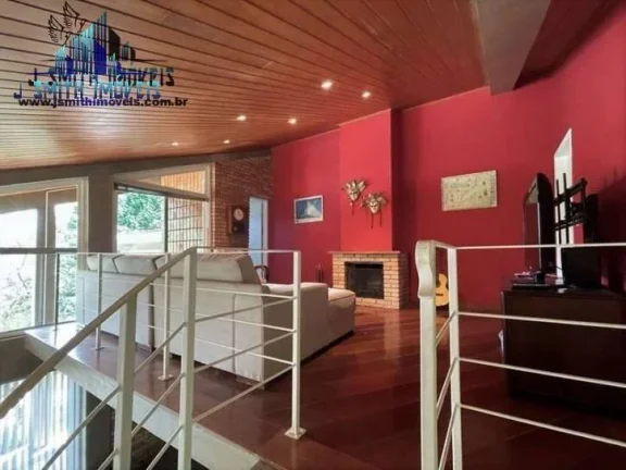Imagem Casa 4d (3sts) Casa MOBILIADA, lareira, piscina, anexos gourmet/multiuso!