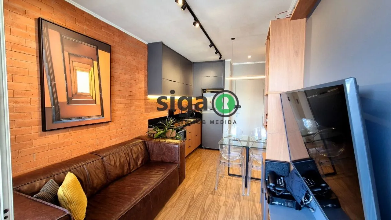 Imagem APARTAMENTO STUDIO MOBILIADO E DECORADO PARA VENDA NA RUA TUIM MOEMA PASSAROS