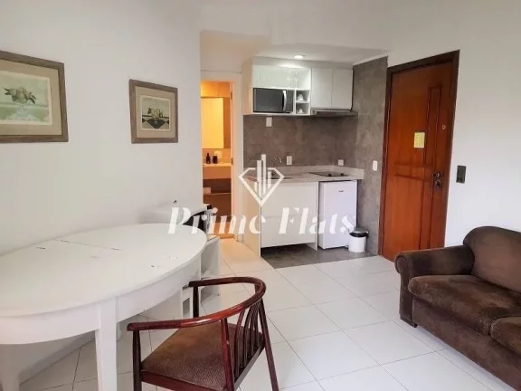 Foto do imóvel Flat disponível para venda no Morumbi Residence, com 34m², 1 dormitório e 1 vaga em Rua Doutor Chibata Miyakoshi