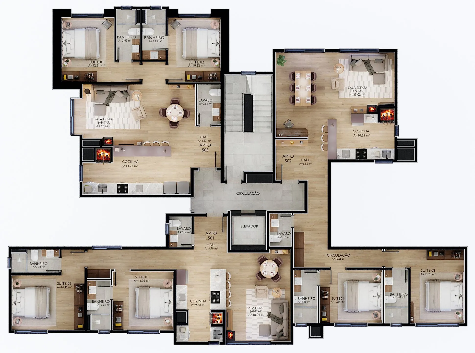 Imagem Apartamento à venda em Gramado, Centro, com 2 quartos, 97.35m2