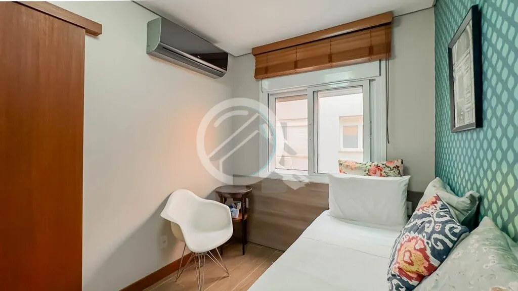 Imagem Excelente apartamento com 2 suítes totalmente mobiliado, inclusive com os eletrodomésticos, 49,62m...