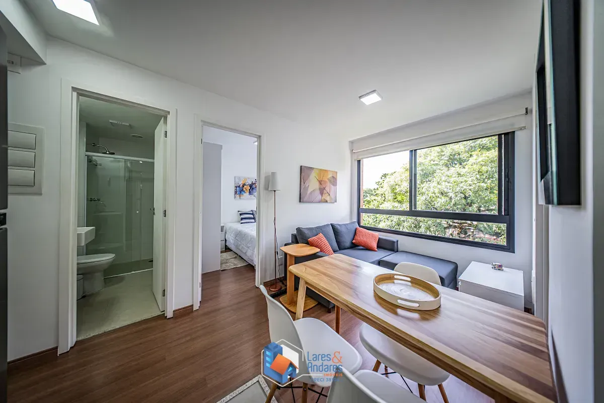 Imagem Apartamento para venda em Indianópolis com 2 quartos, sendo 1 suíte, 38m²