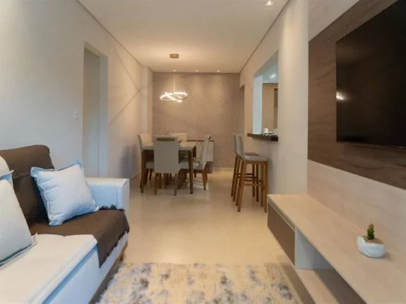 Imagem Apartamento com 3 dormitórios à venda, 119 m² por R$ 950.000,00 - Canto do Forte - Praia Grande/SP